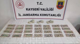 Kayseri'de sahte dolar operasyonu: 192 bin 250 dolar ele geçirildi