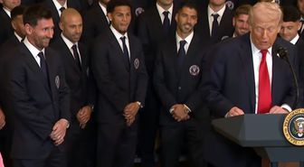 Trump, İran'ı nasıl katlettiğini Messi'nin yanında anlattı