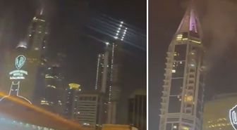 İran, Dubai Marina Kulesi'ni vurdu