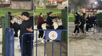 Liseliler parkı boks ringine çevirdi: Seni mermi manyağı yapacağım