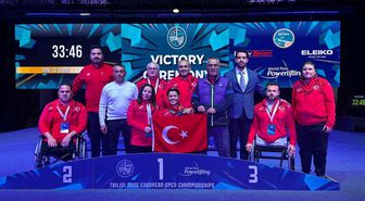 Avrupa Para Powerlifting Şampiyonası'nda milliler 15 madalyaya ulaştı