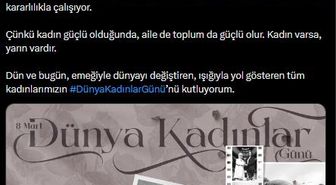 Emine Erdoğan'dan 8 Mart Dünya Kadınlar Günü Mesajı