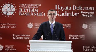 İletişim Başkanı Duran, 'Hayata Dokunan Kadınlar' fotoğraf sergisinin açılışında konuştu