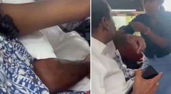 Otobüste infial yaratan görüntü! Genç kadının tepkisi sert oldu