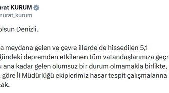 Bakan Kurum: Ekiplerimiz Hasar Tespit Çalışmalarına Başlayacak