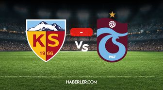 Kayserispor Trabzonspor maçı kaç kaç? MAÇ SONUCU! Kayserispor Trabzonsporr golleri kim attı, canlı maç anlatımı!