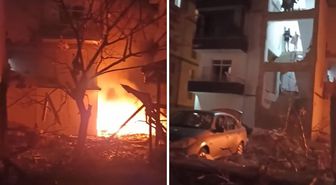 Niğde'de apartmanda doğalgaz patlaması: Ortalık savaş alanına döndü