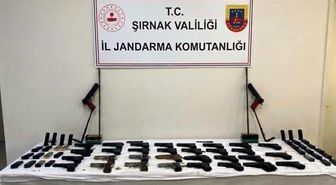 Şırnak'ta jandarma ekipleri cephanelik ele geçirdi