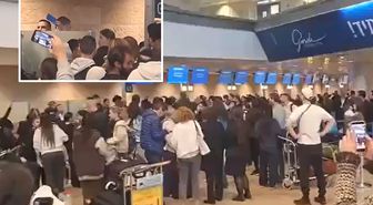 Ülkeden kaçmaya çalışan İsrailliler, Ben Gurion Havalimanı'nda kargaşa çıkardı