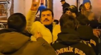 8 Mart yürüyüşünde olay çıkaran Ufuk Bayraktar'ın yeni görüntüleri ortaya çıktı