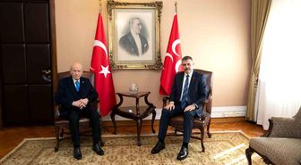 Bakan Çiftçi'den MHP lider Bahçeli'ye nezaket ziyareti