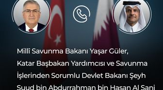Milli Savunma Bakanı Yaşar Güler, Katarlı mevkidaşıyla görüştü
