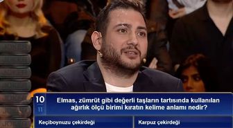 Elmas, zümrüt gibi değerli taşların tartısında kullanılan ağırlık ölçü birimi kıratın kelime anlamı nedir?