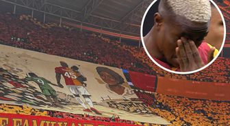 Galatasaray taraftarından Osimhen'i ağlatan koreografi