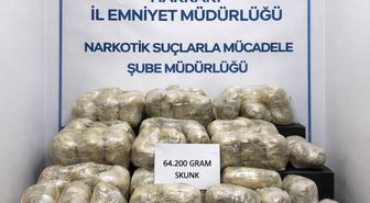Hakkari'de 64 kilogram uyuşturucu ele geçirildi