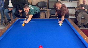 Hakkâri'de 'Üç Bant Bilardo Turnuvası' başladı