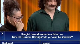 Hangisi hava durumunu anlatan ve Türk Dil Kurumu Sözlüğü'nde yer alan bir ifadedir?