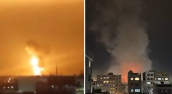 İsrail'den İran'a büyük hava saldırısı! 4 şehir aynı anda vuruluyor
