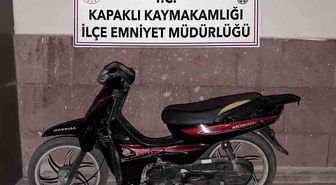Kapaklı'da çalınan motosiklet bulundu
