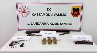 Kastamonu'da 4 adet silah ele geçirildi