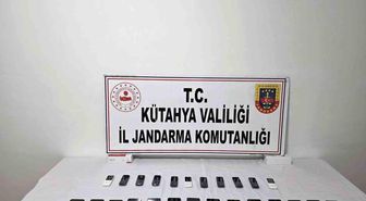 Kütahya'da kaçak telefon operasyonu, 29 telefon ele geçirildi
