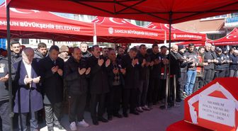 Mardin'de kalp krizi sonucu hayatını kaybeden polis memuru Samsun'da toprağa verildi