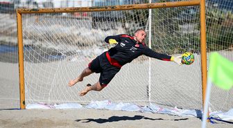 Plaj Futbolu Milli Takımı Kuşadası'nda kampa girdi