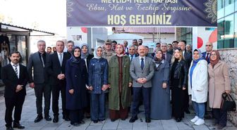 Adıyaman'da hat, tezhip ve ebru sanatı sergisi