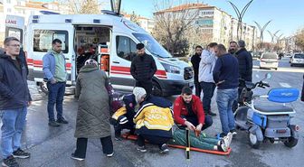 Aksaray'da iki motosiklet çarpıştı: 4 yaralı