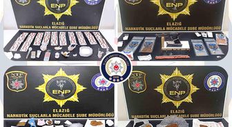 Elazığ'da uyuşturucuyla mücadele: 14 şüpheli tutuklandı