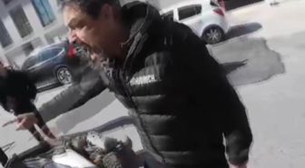 Esenyurt'ta Şerit İhlali Yapan Sürücü Motokurye ile Kavga Etti