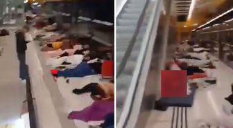 İran füzelerinden kaçan İsrailliler metro istasyonlarına sığınmaya başladı
