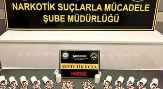 Kırşehir'de polis 660 adet sentetik hap ele geçirdi