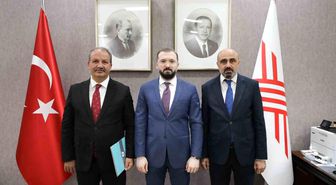Sağlık-Sen Genel Başkanı Doğan'dan YÖK'e ziyaret