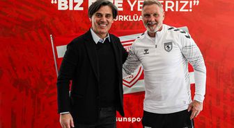 A Milli Takım Teknik Direktörü Montella, Samsunspor'u ziyaret etti