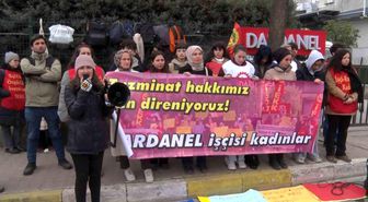 Dardanel işçileri eylemlerin 9'uncu gününde: 'Sermayeleri soframızdan çaldıkları ekmekle büyüyor'