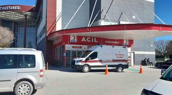 Karapınar'da motosikletin çarptığı yaya yaralandı