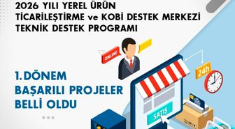 Teknik destek programının 1. dönem başarılı orojeleri açıklandı