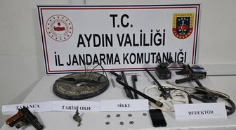 Aydın'da tarihi eser operasyonu: 1 gözaltı