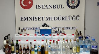 Büyükçekmece'de sahte içki operasyonu