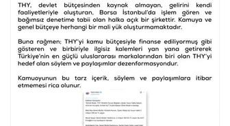 DMM'den THY'ye ilişkin iddialara açıklama