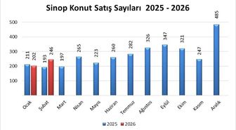 Sinop'ta konut satışları arttı