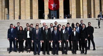 Tarihi Alan Başkanlığı heyetinden Anıtkabir ziyareti