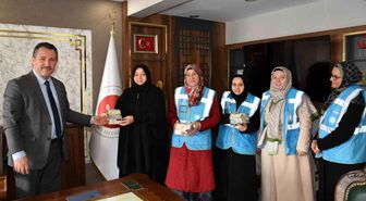 Bilecik'te öğrencilerden Filistin'e destek
