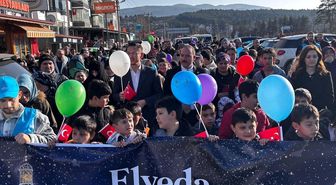 Bolu'da 'Elveda Ramazan' yürüyüşü