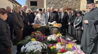 Edirne'de Sveti Georgi Kilisesi papazı Çıkırık, ölümünün 3'üncü yılında ayinle anıldı