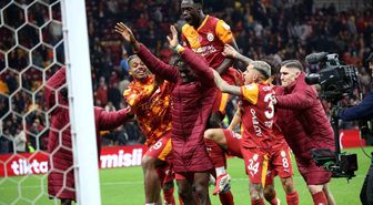 Galatasaray'da maç sonu büyük sevinç