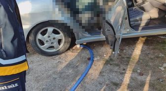 Park halindeki otomobilde ölü bulundu