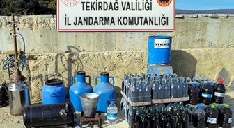 Tekirdağ'da çiftlik evinde silah, sahte içki, uyuşturucu ele geçirildi
