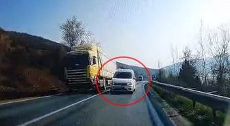 İnegöl'de Hatalı Sollama Kaza Getirdi